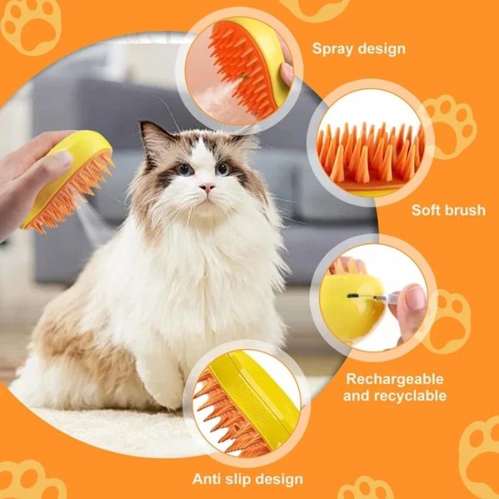 Pet Steam Brush