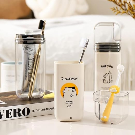 Travel Toothbrush Holder Kit Portable Hygiene Set