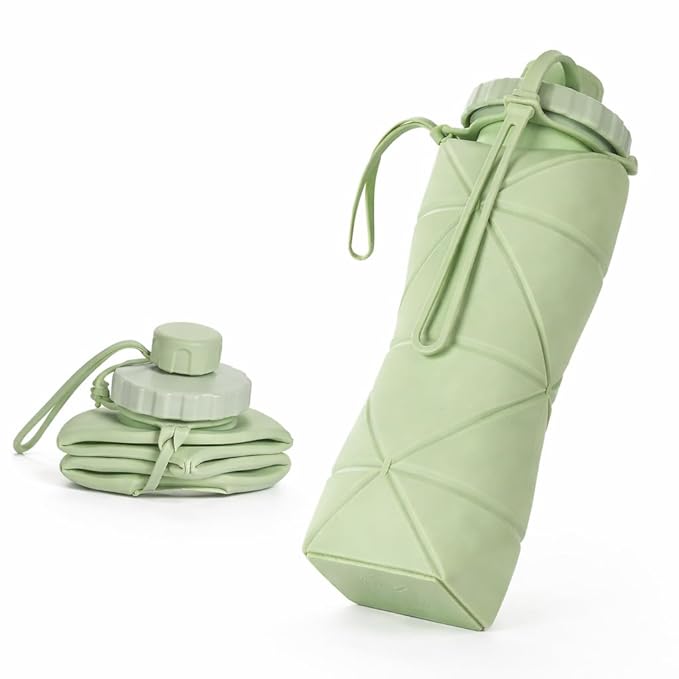 Silicone Folding Water Bottle (600 ML)