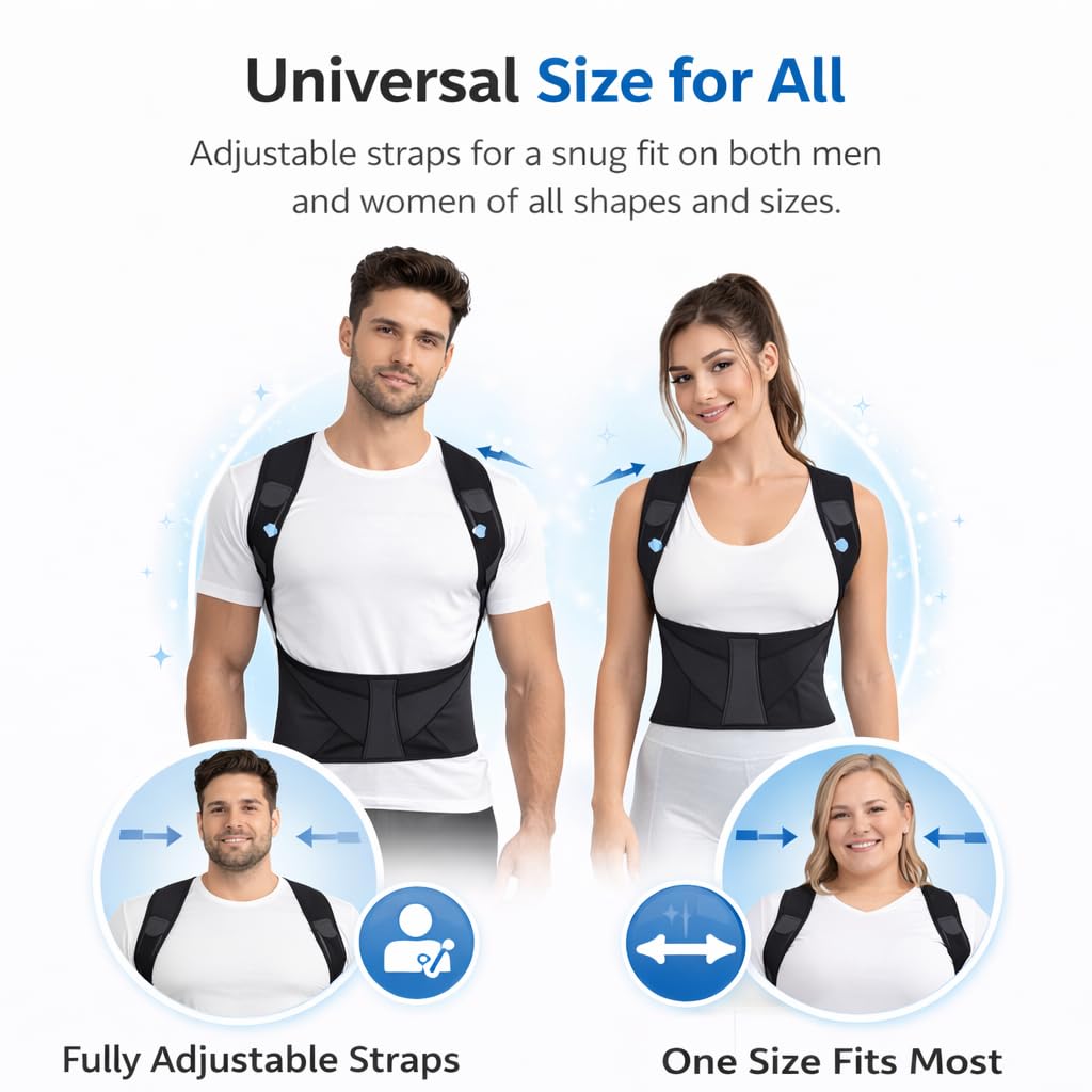 Unisex Back Posture Corrector Support Belt