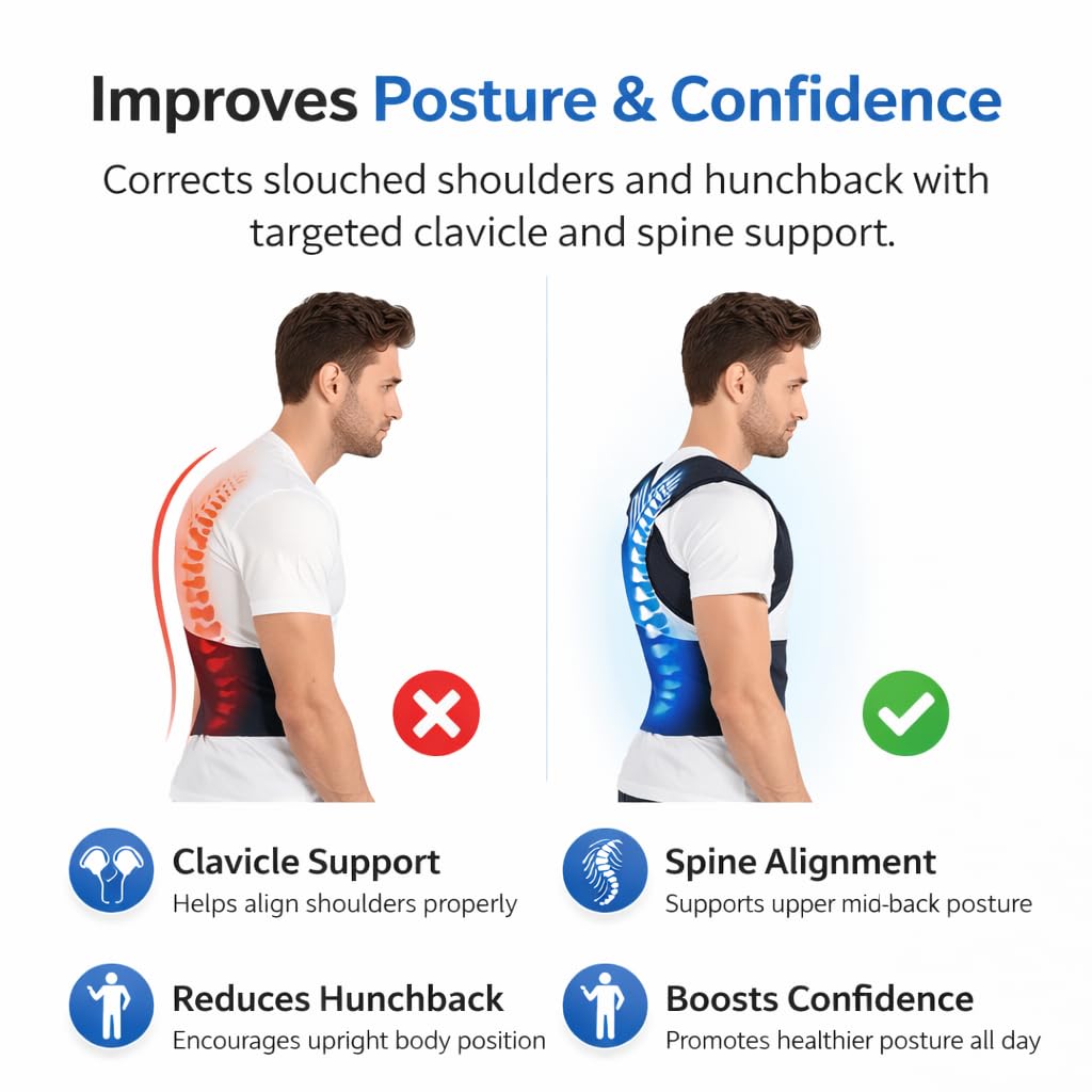 Unisex Back Posture Corrector Support Belt