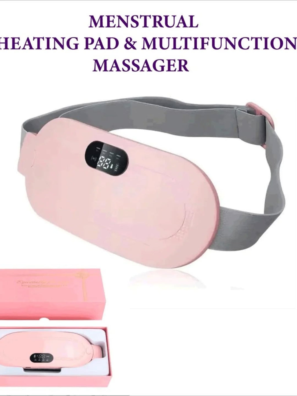 Electric Period Cramp Heating Belt with Digital Control