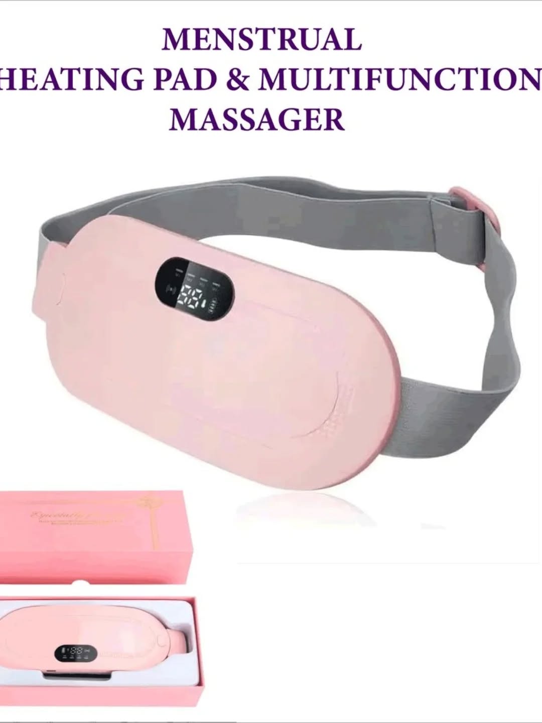 Electric Period Cramp Heating Belt with Digital Control
