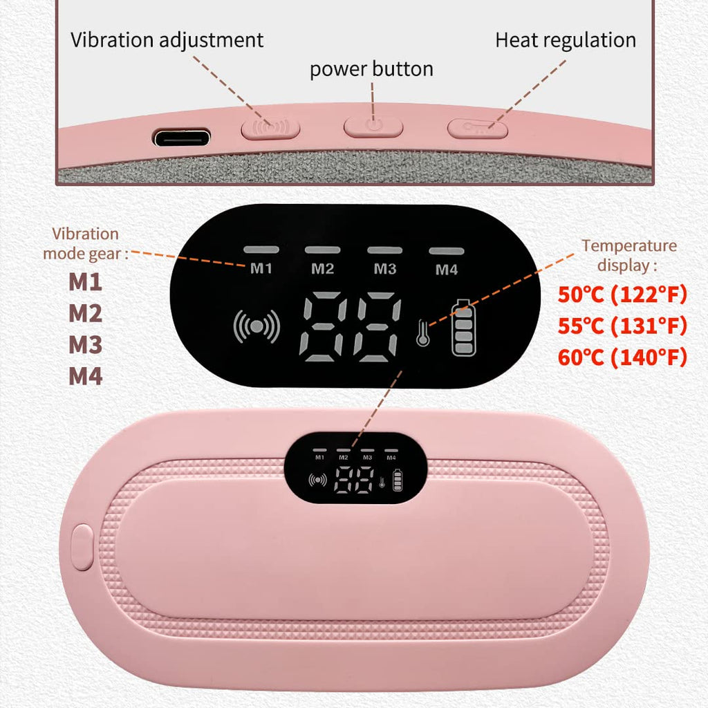 Electric Period Cramp Heating Belt with Digital Control