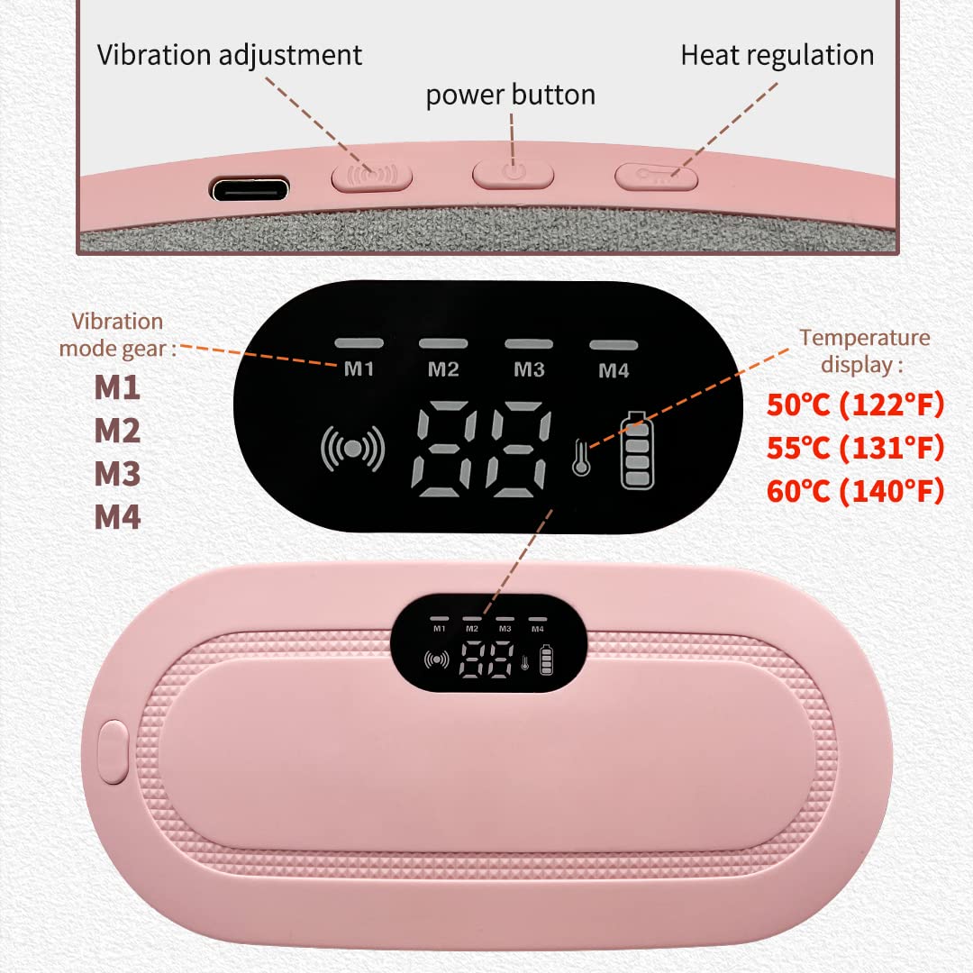 Electric Period Cramp Heating Belt with Digital Control