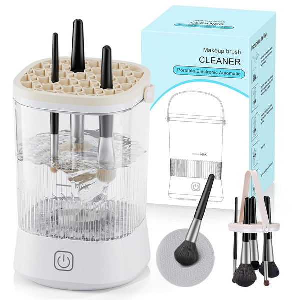 Makeup brush cleaning mini machine