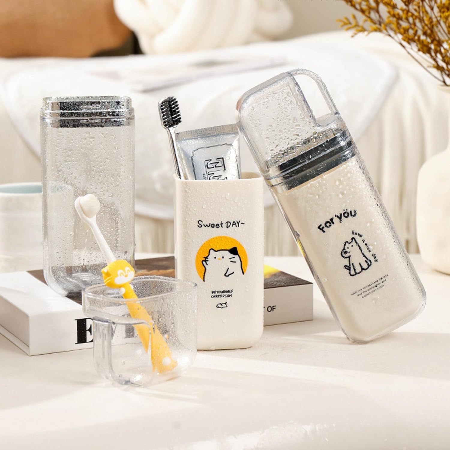 Travel Toothbrush Holder Kit Portable Hygiene Set