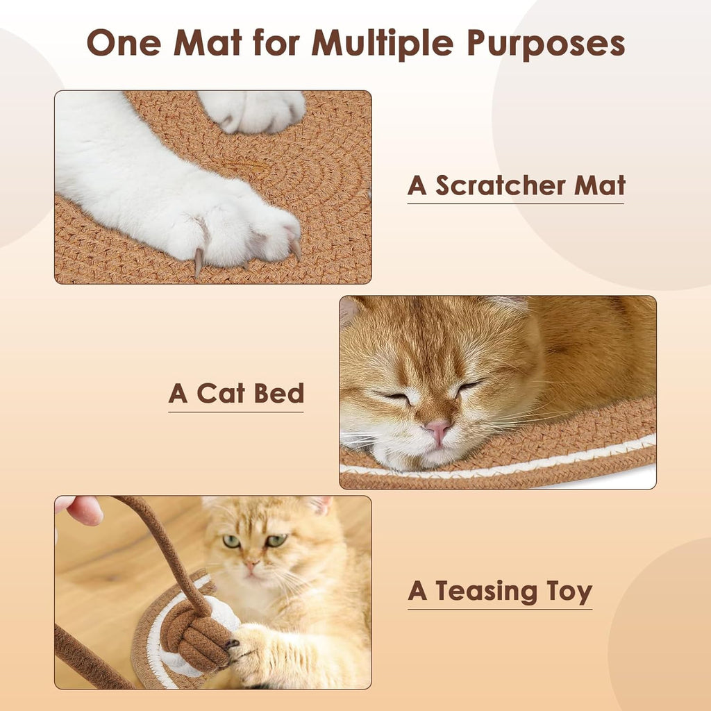 Cotton Rope Cat Scratch Mat