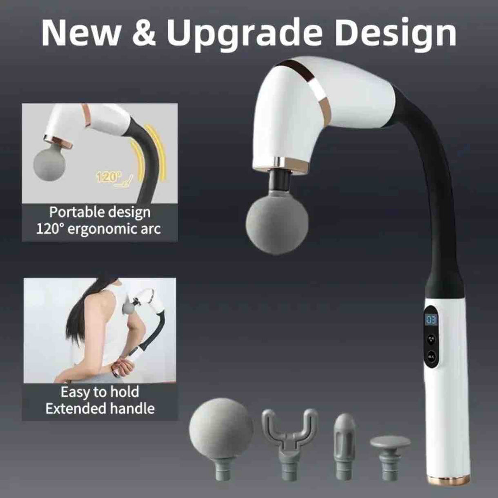 Portable Electric Body Massager (Multi-Head)