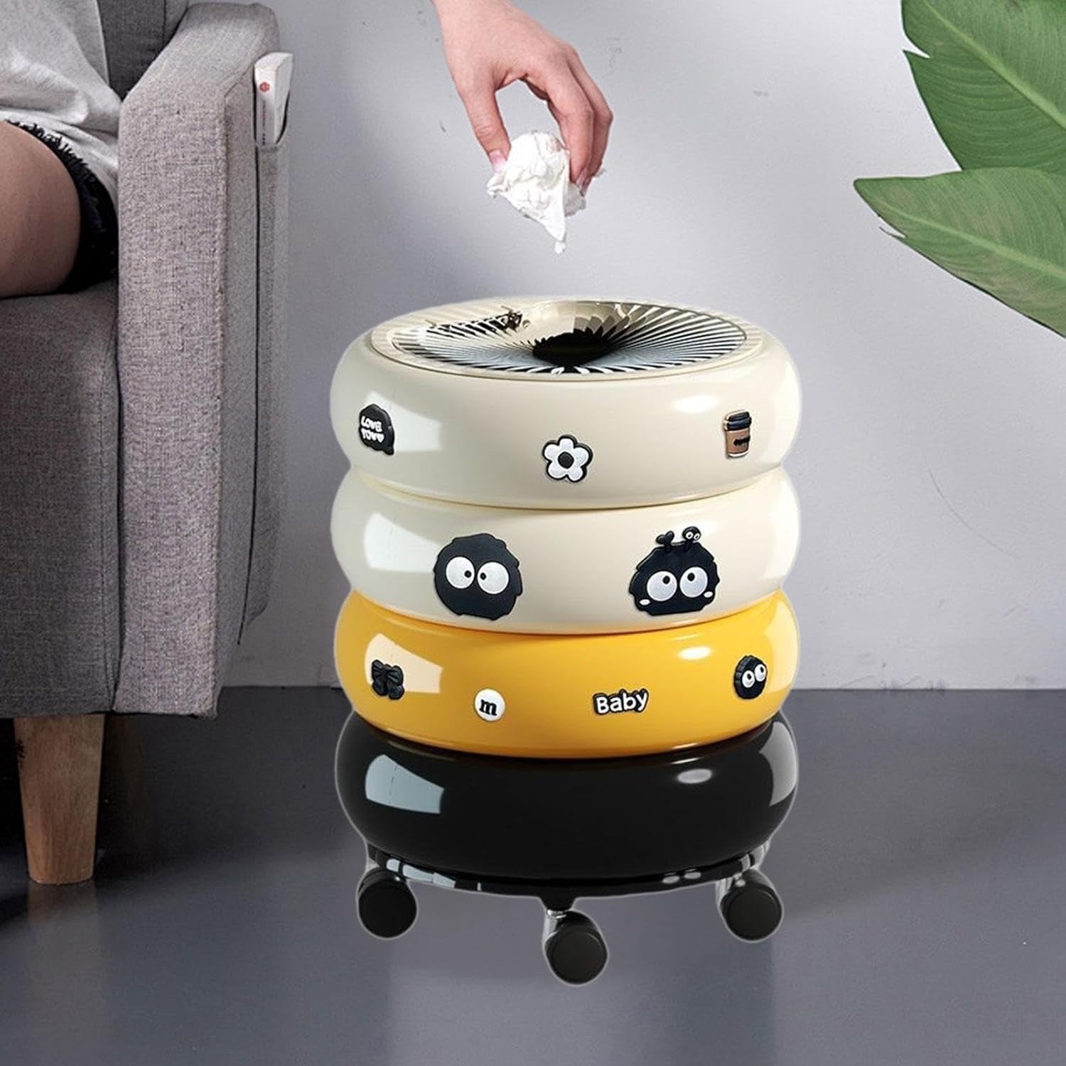 Rolling Dustbin