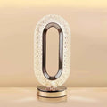 Oval Shape Crystal Lamp